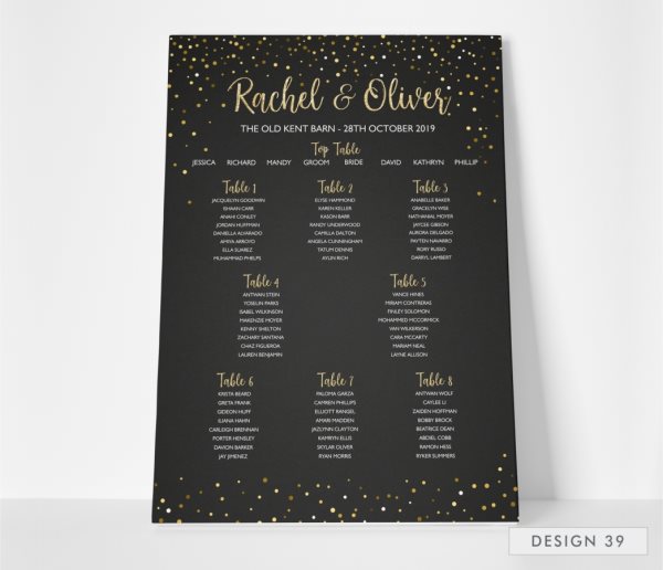 Table Plans 2019 I