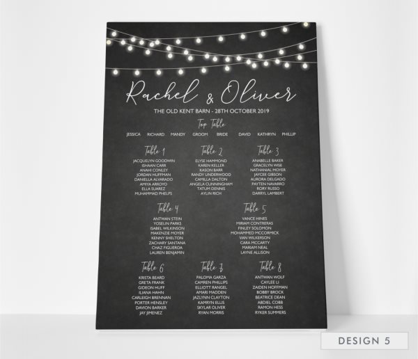 Table Plans 2019 I